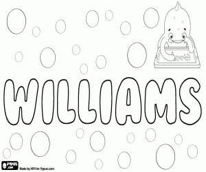 Colora Williams, nome per ragazzo