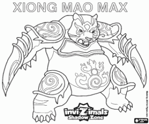Colora Xiong Mao Max,Invizimals Le creature ombra