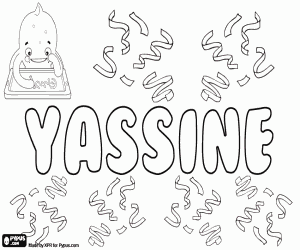 Colora Yassine, variante di Yassin