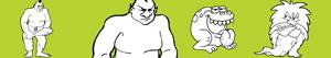 Disegni Mostri - Giganti - Troll da colorare