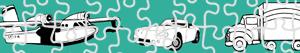 Disegni Puzzles di Transporti da colorare