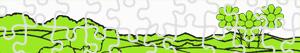 Disegni Puzzles di Natura da colorare