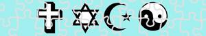 Disegni Puzzles di Religione da colorare