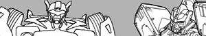 Disegni Transformers da colorare