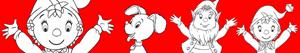 Disegni Noddy da colorare