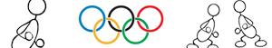 Disegni Mascotte olimpica da colorare