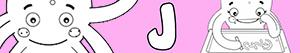 Disegni Nomi di Bambina con J da colorare