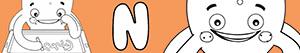 Disegni Nomi di Bambino con N da colorare