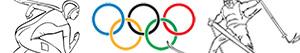 Disegni Giochi olimpici invernali da colorare