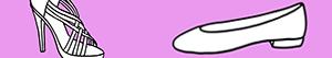 Disegni Scarpe per donna da colorare