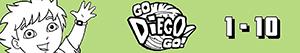 Disegni Contare da 1 a 10 con Diego e gli animali da colorare